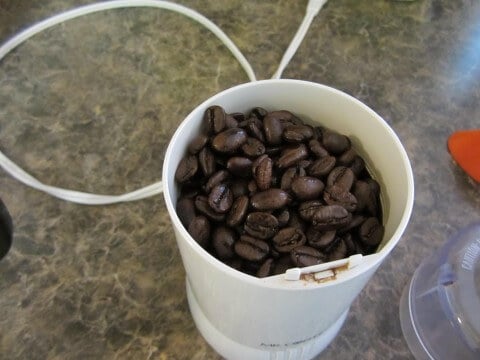 Kopi Luwak In Grinder