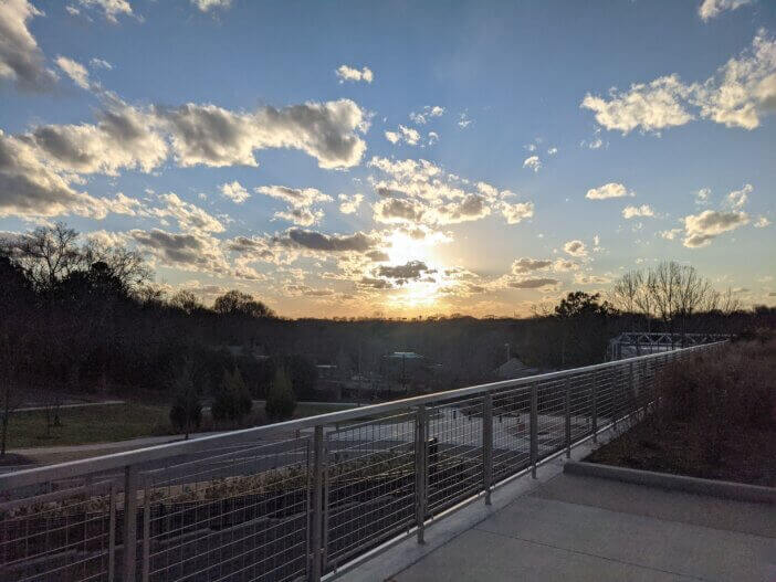 Sunset over Zoo Atlanta 1