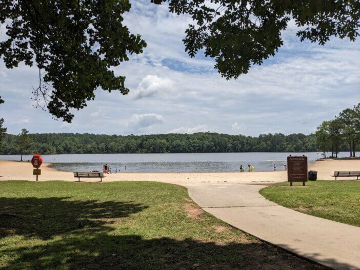 Beach at Hard Labor Creek State Park