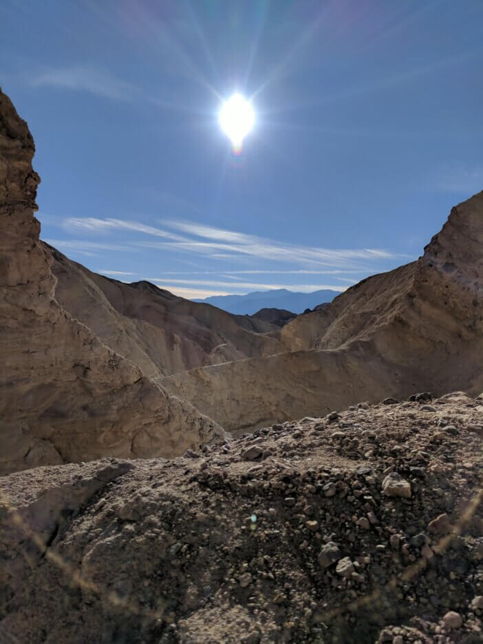 Sunshine at Death Valley National Park