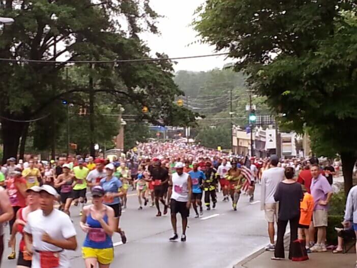 Runners in Atlanta