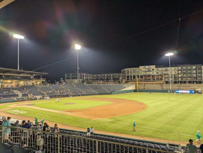 Night Baseball Stadium