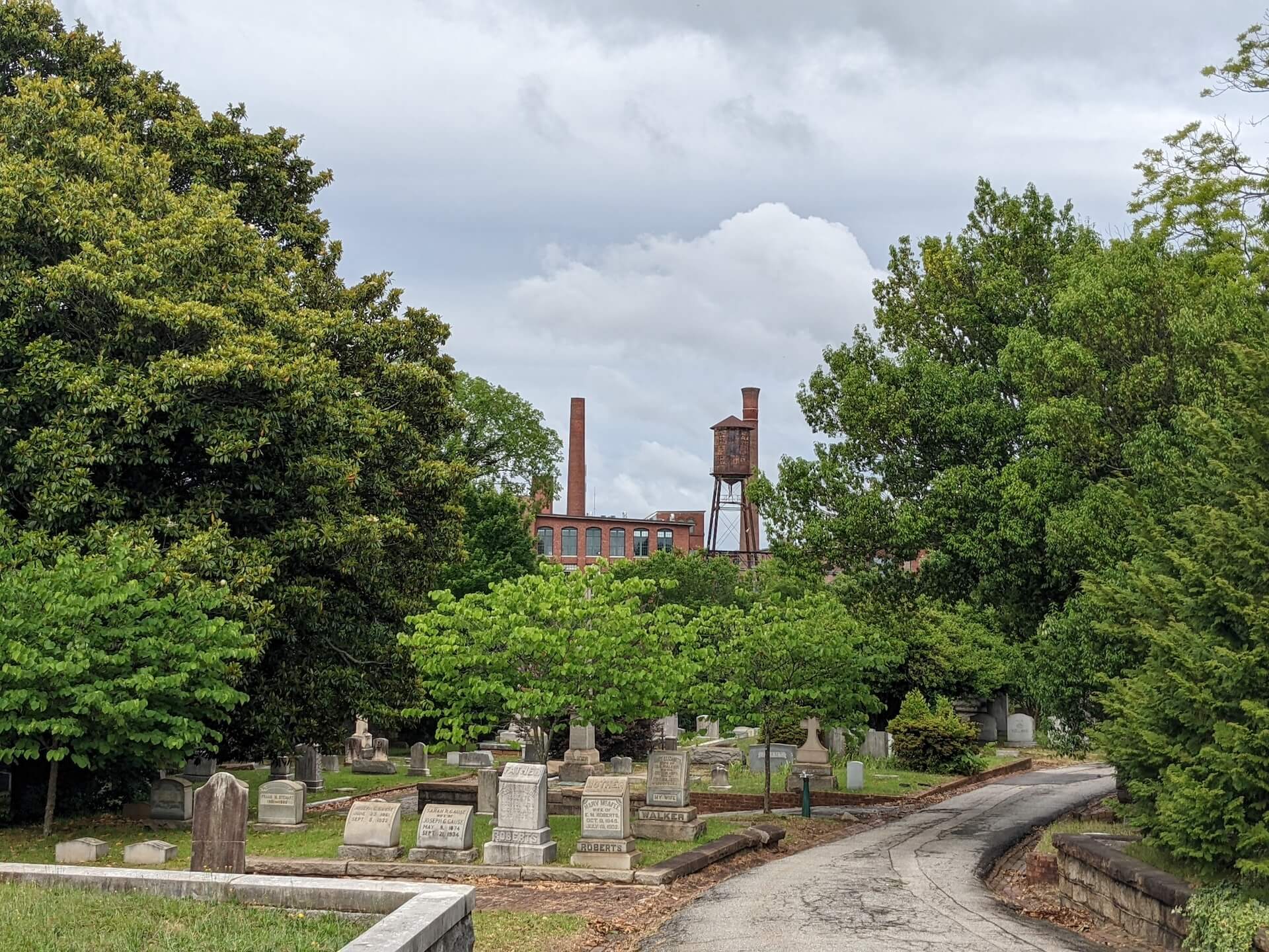 Fulton Mill from Oakland Cemetery 1
