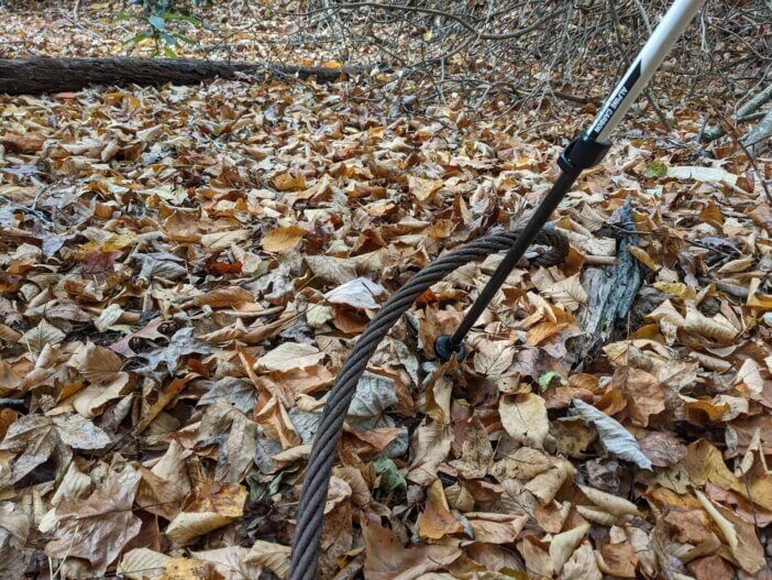 Old Railroad Cable in the Cohutta Wilderness