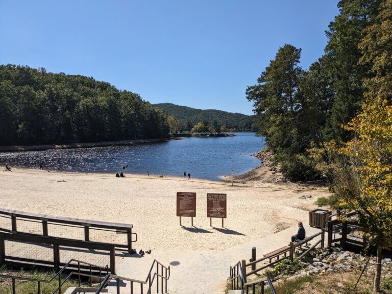 Beach at Red Top Mountain State Park