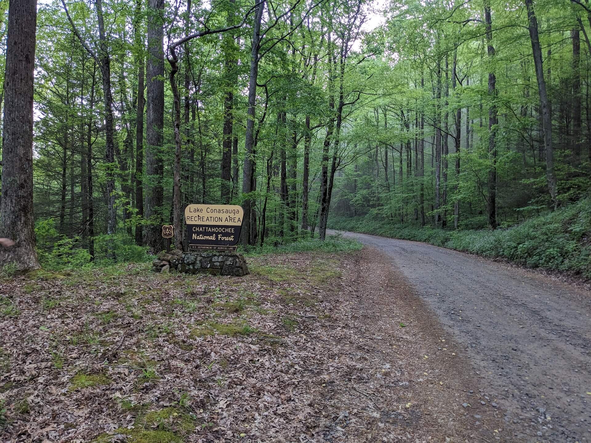 Lake Conasauga Entrance 1