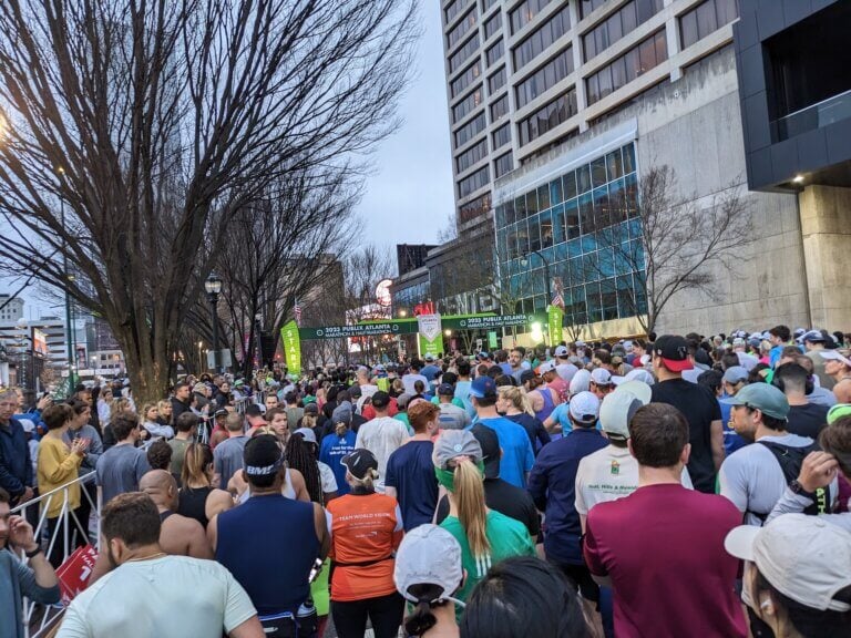 Start of the Atlanta Marathon