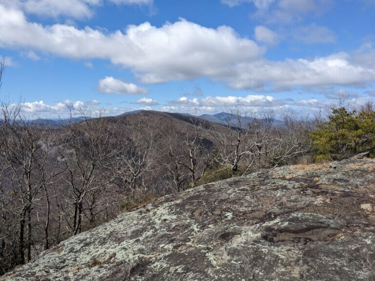 Overlook near Hogpen Gap in the Chattahoochee-Oconee National Forest of North Georgia
