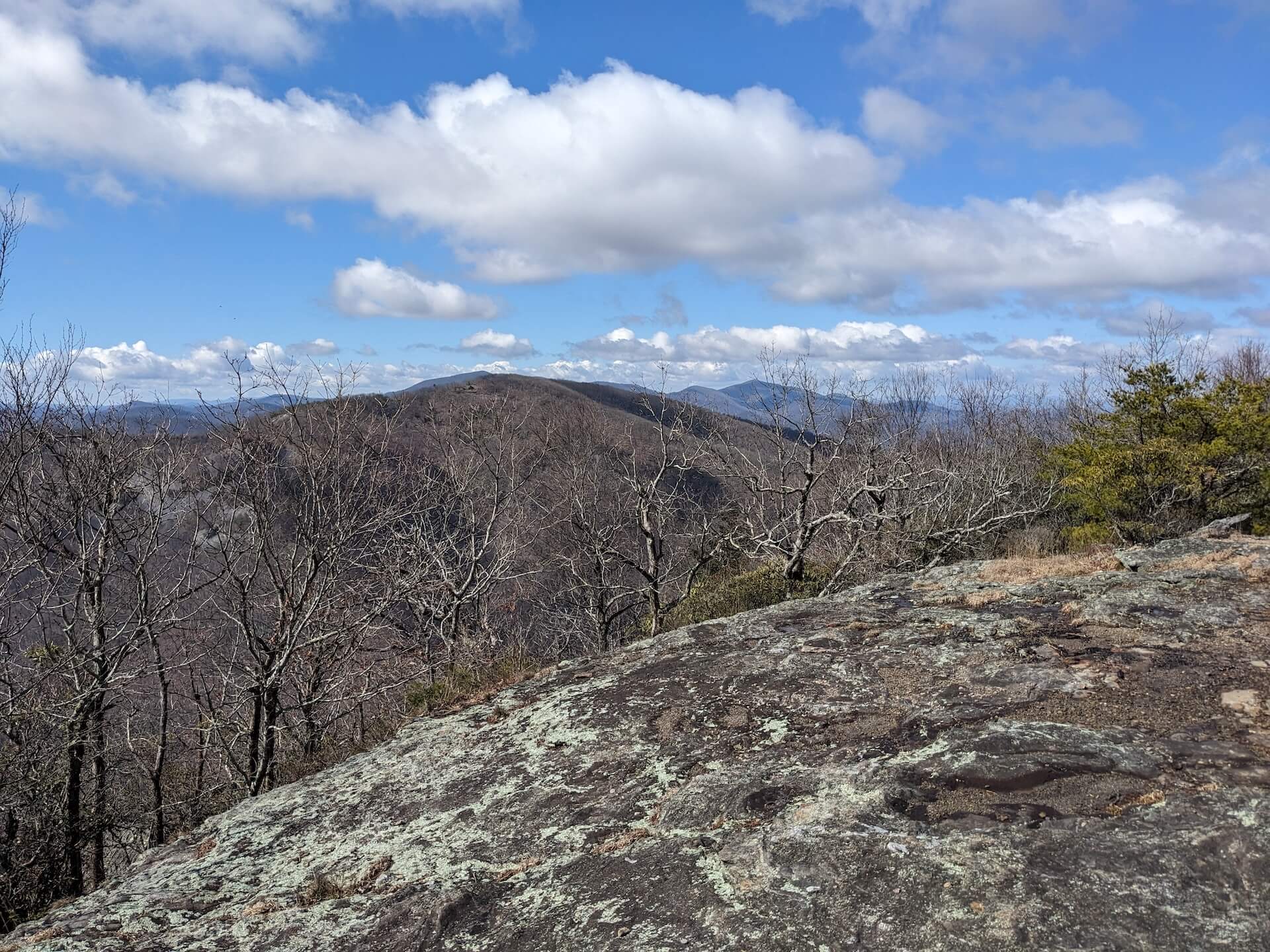 Overlook near Hogpen Gap in the Chattahoochee-Oconee National Forest of North Georgia 1