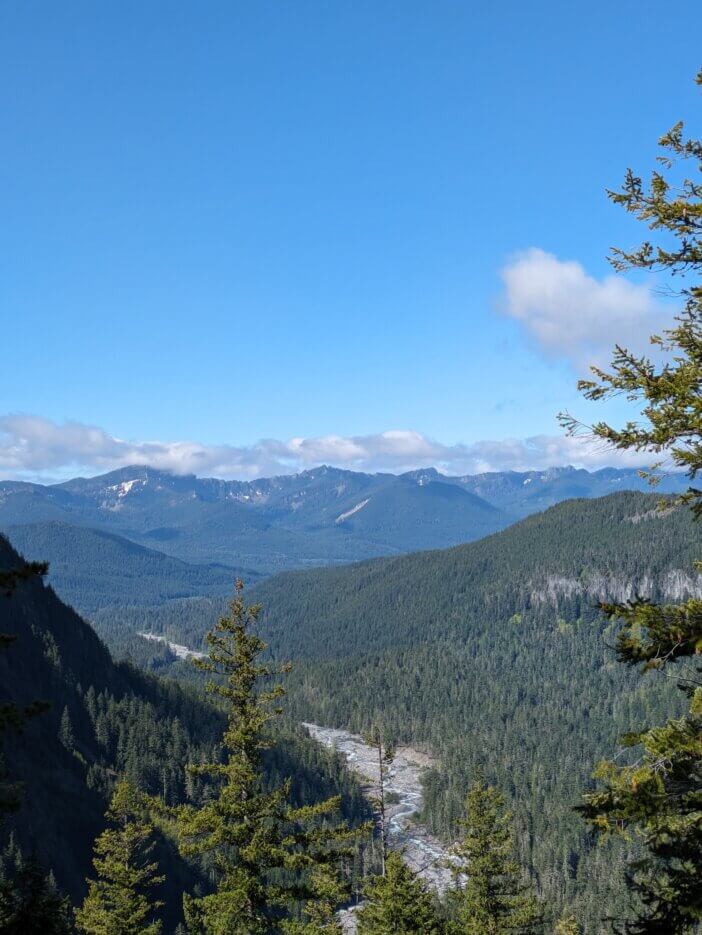 View Westward from Mt Rainier
