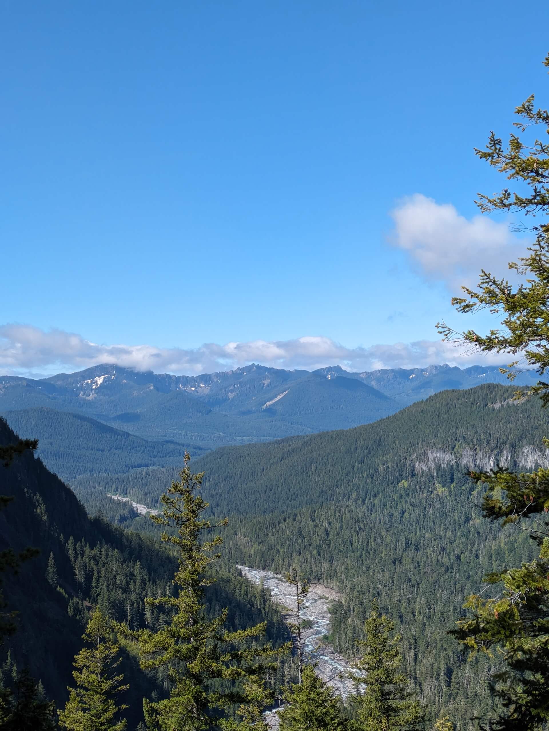 View Westward from Mt Rainier 1