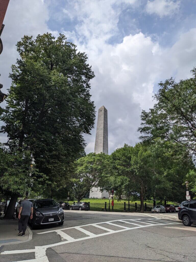 Bunker Hill Monument in Boston, Massachusetts