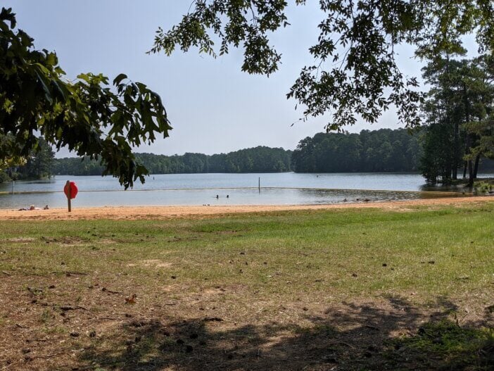 The Beach at Mistletoe State Park