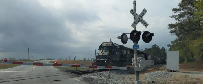 Norfolk Southern Train in Middle Georgia|Norfolk Southern Freight Train in Rural Georgia