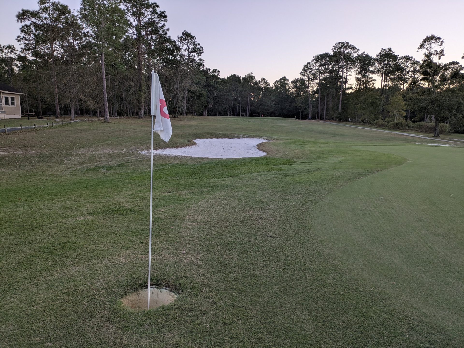 FootGolf hole at Jack Hill State Park