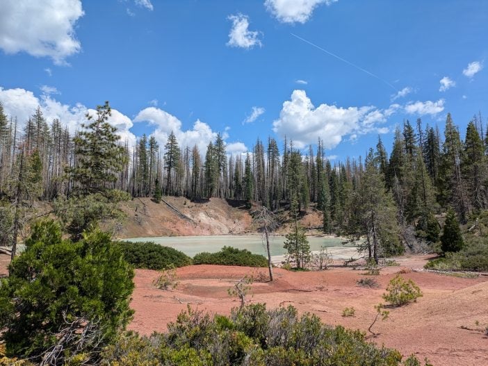 Boiling Springs Lake at Lassen Volcanic National Park
