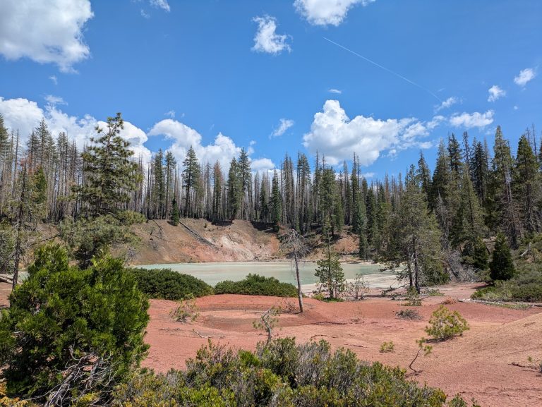 Boiling Springs Lake at Lassen Volcanic National Park