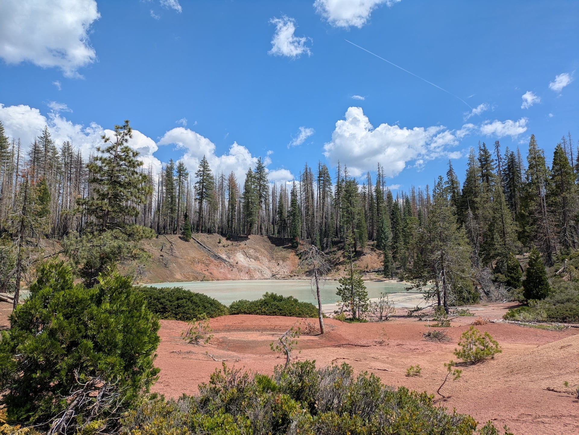 Boiling Springs Lake at Lassen Volcanic National Park