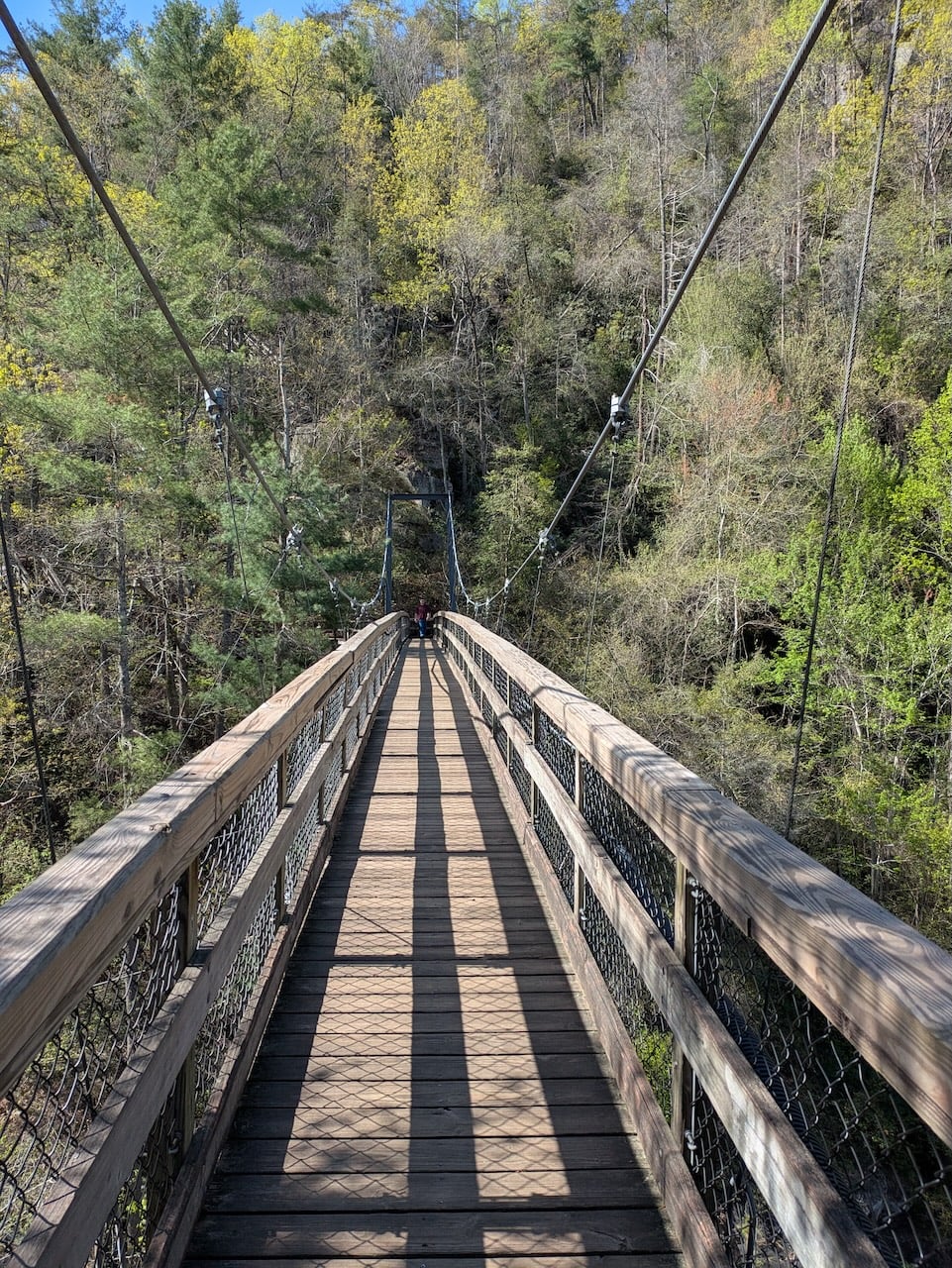 Bridge at Tallulah Falls State Park in Georgia