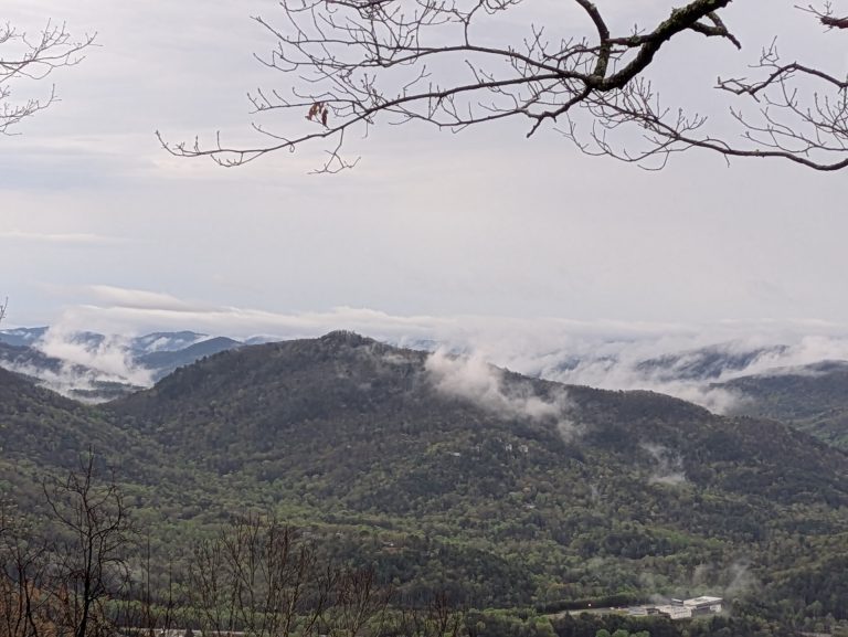 Clouds Moving Across Georgia's Blue Ridge