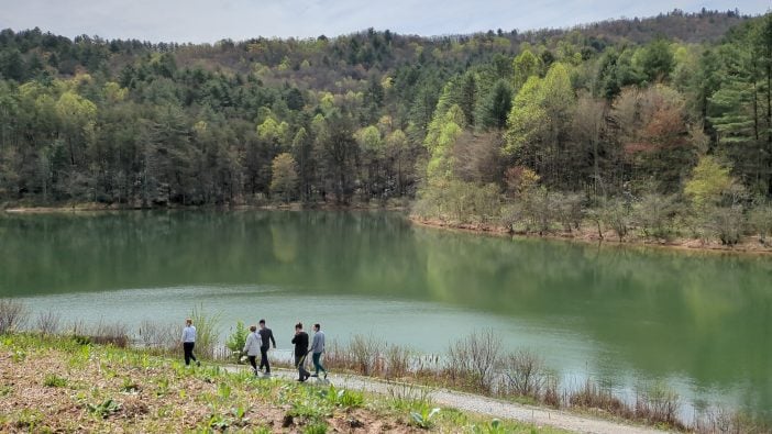 Lake at Black Rock Mountain State Park in Georgia