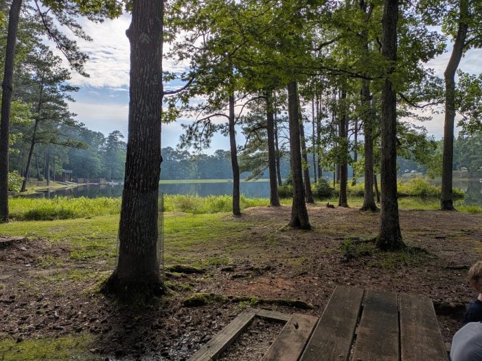 Lake Delanor at FD Roosevelt State Park in Georgia