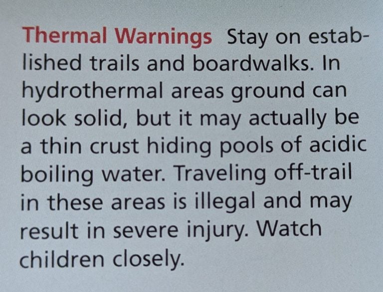 National Park Service Watching Out for You