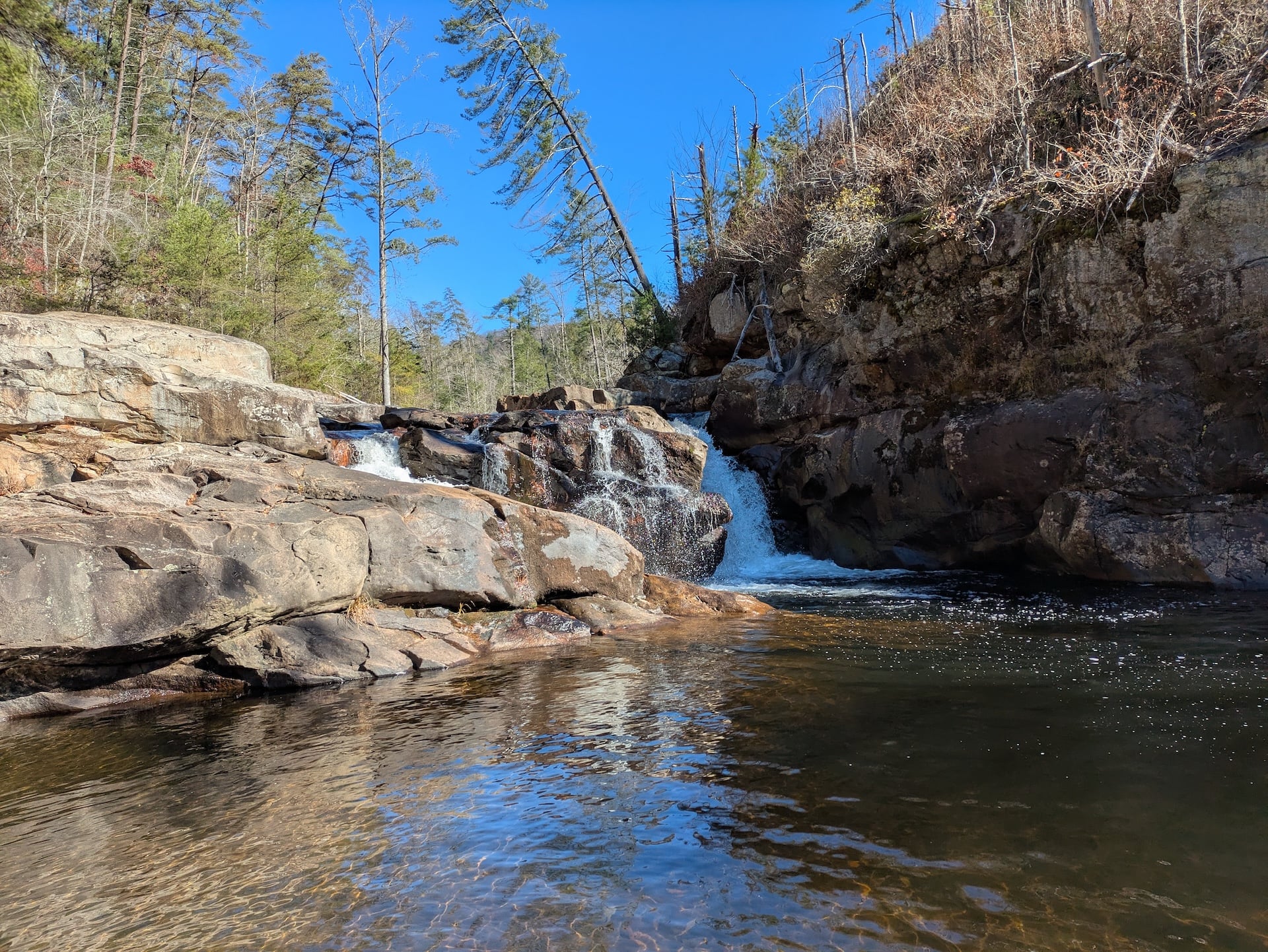 Upper Jacks River Falls in Georgia's Cohutta Wilderness